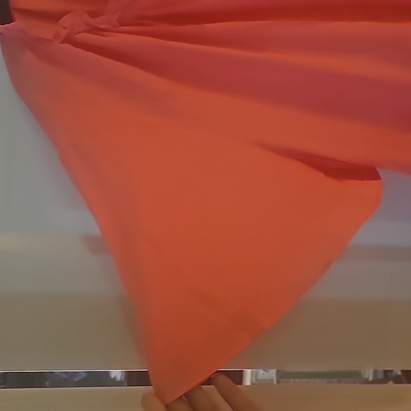 Plus size 3X tiered tie neck dress - Picture 4 of 11